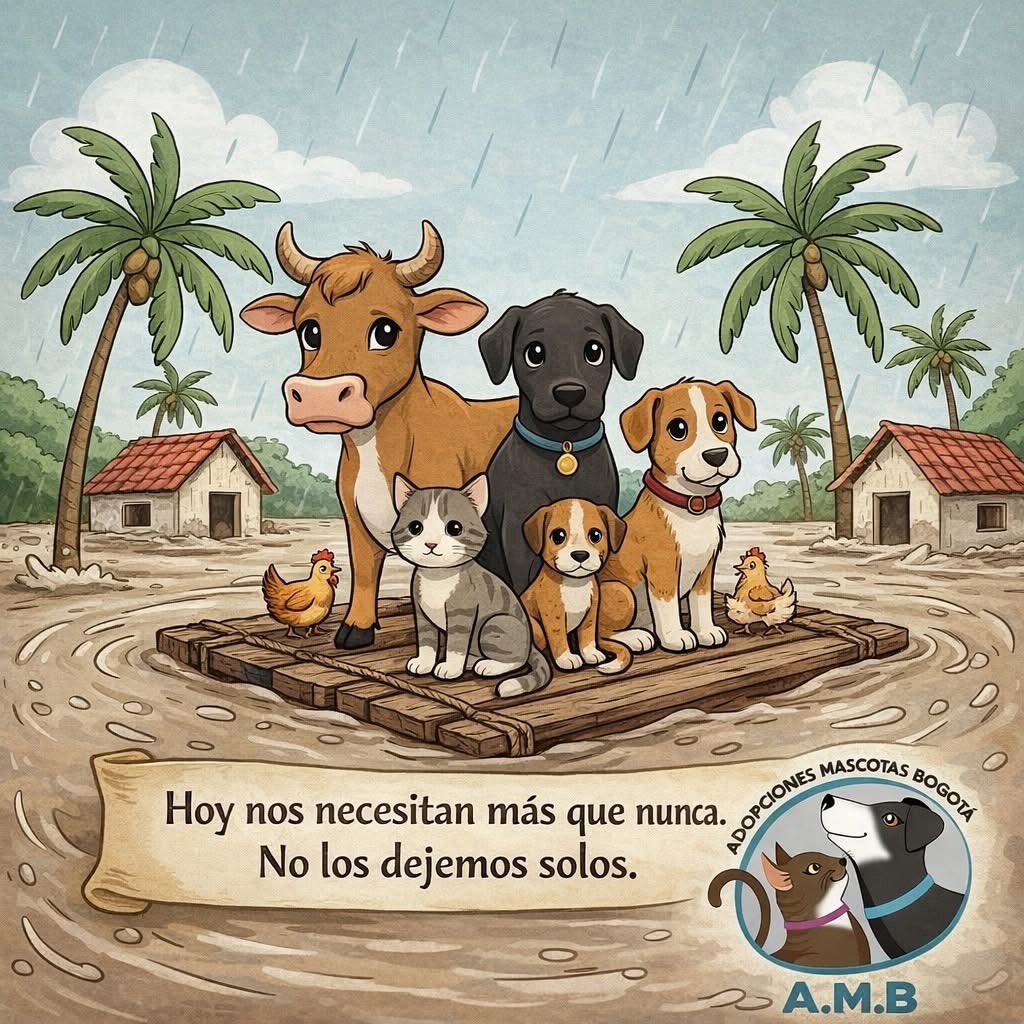 En Córdoba, el agua no solo se lleva hogares, también se lleva sueños y vidas inocentes. 🐾💔 Hoy nuestros animales, desde los más grandes en el campo hasta los que duermen a nuestro pies, nos necesitan más que nunca. 
En la inundación, la solidaridad es nuestro puente.