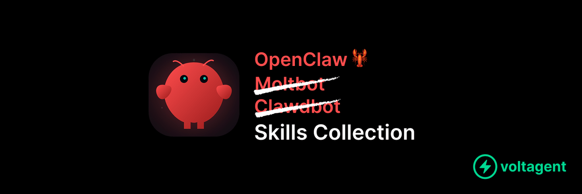wefoundcc's tweet photo. 想让你的 OpenClaw 智能体从“聊天”进化到“干活”?
「Awesome OpenClaw Skills」汇集了 700+ 社区驱动的 AI 技能,从代码审查、文件管理到浏览器自动化,应有尽有。
👉 https://t.co/z1y29rMMRz
#OpenClaw #AI #Automation #VoltAgent #开源 #效率工具 https://t.co/nI63Nb2qab