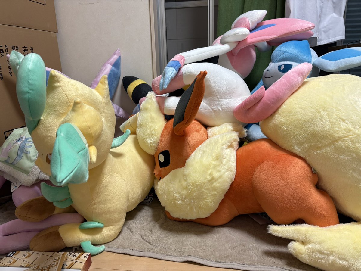 inflatable3860's tweet photo. 等身大ブイズを迎えたことにより部屋のスペースが壊滅し実質的に空ビ界隈から半強制的引退になりましたが、今日空ビに乗る夢を見て乗りたくなったのでまた近いうちにどうにかして広げたいと思います、はい https://t.co/RS3S8FgVxK