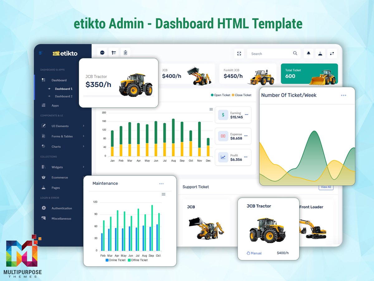 MultiStoreTheme's tweet photo. Smart Ticket Management Dashboard for Faster Support Operations

Buy Now: https://t.co/mUuAJCYvoq

#Bootstrap5 #TicketDashboard #AdminTemplate #SupportSystem #HelpdeskUI #WebAdmin #DashboardUI #CustomerSupport #BootstrapAdmin #SaaSPanel #ResponsiveUI #UXDesign https://t.co/EEdNagIcNy