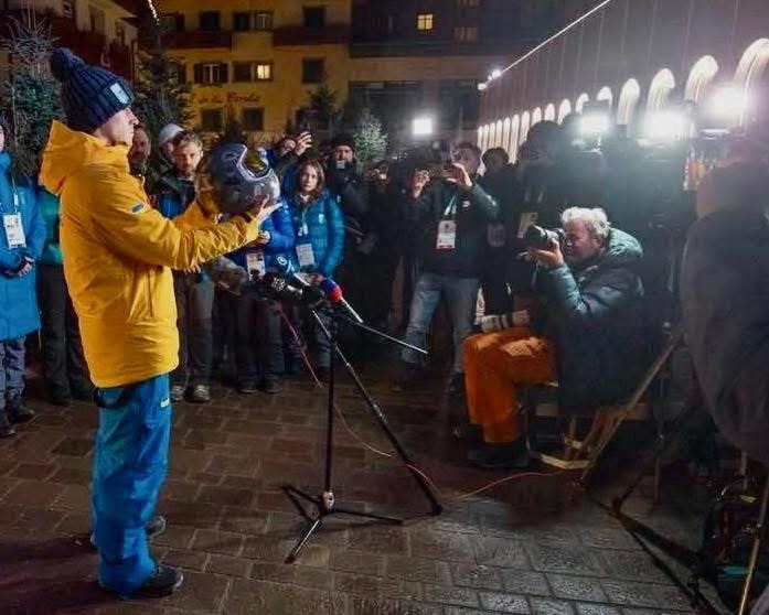 Vladyslav, your helmet is more valuable — and more truthful — than all the medals in the world. 

Honest people around the globe are on your side today 💙💛
