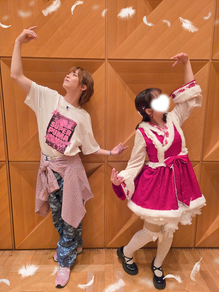 天祥院英智役の富園力也くんと喧嘩祭概念コーデでお写真撮ってきました