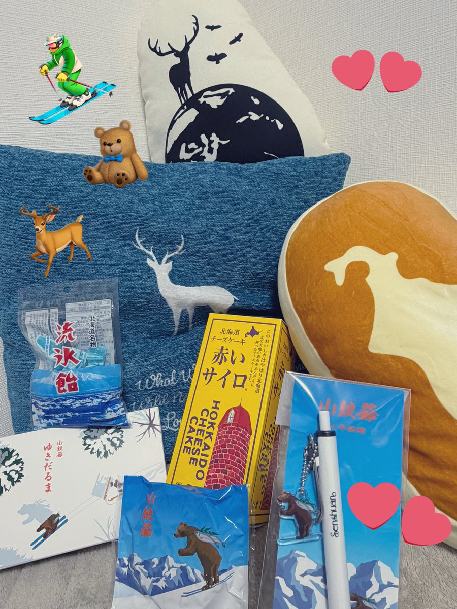 我が家のtacicaとYUKIちゃん北海道コーナーと北海道お土産シリーズ