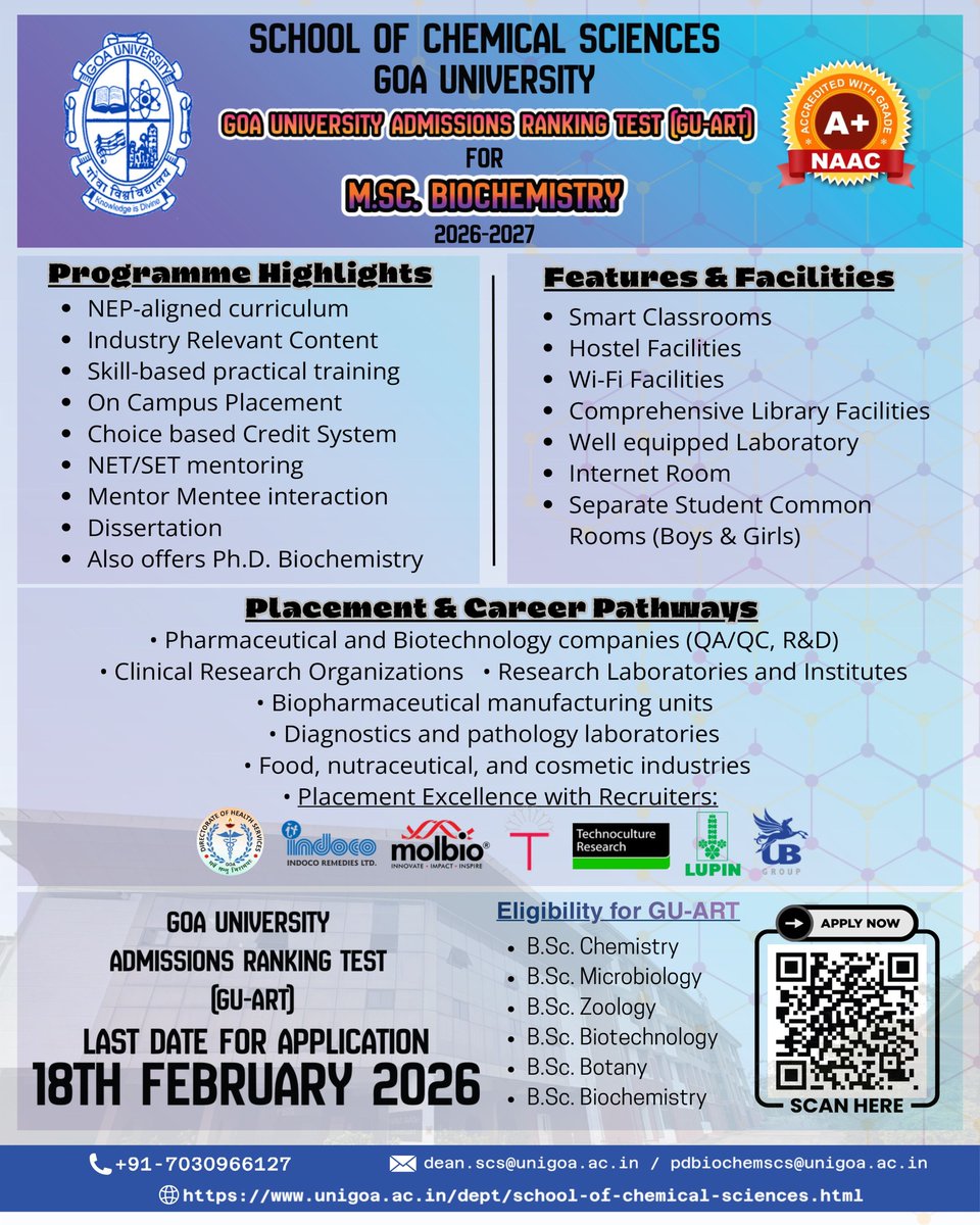 Goa University tweet media