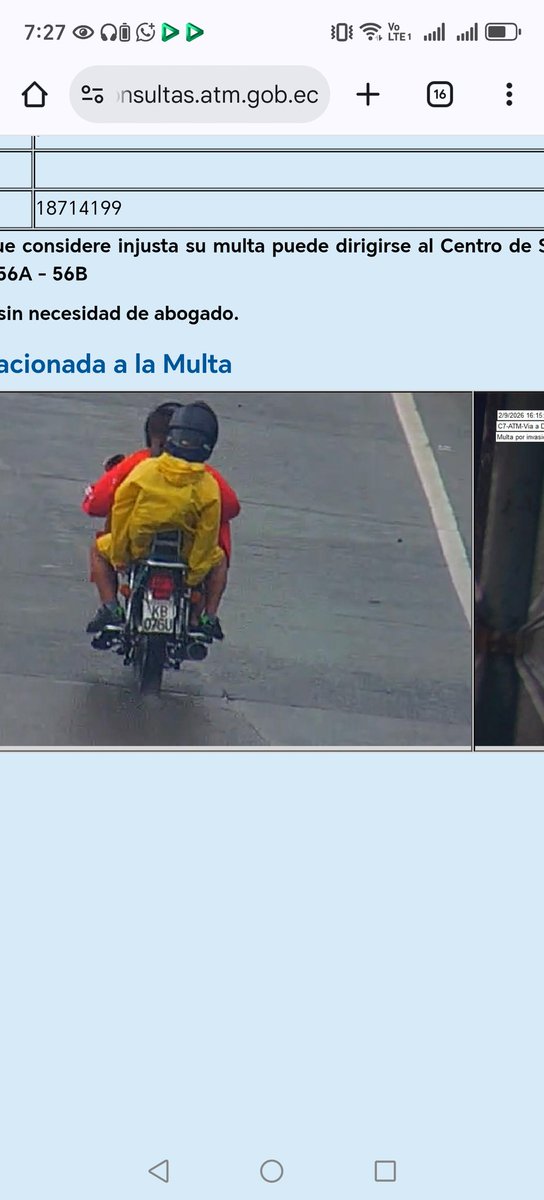 AndresCoronelEs's tweet photo. Denunció moto circula con Placa de mi propiedad @ATM_Transito  ya que la placa se me extravío eh puesto la denuncia en la página de la fiscalia pero no funciona @FiscaliaEcuador, pagar valores de multas injustas. https://t.co/OEZf87N54x