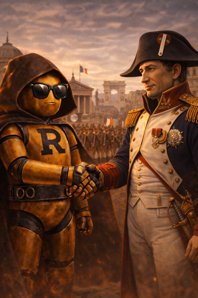 FilouRoul's tweet photo. 🦅 NAPOLÉON : LE CODE QUI TRAVERSE LE TEMPS 🦅

Napoléon n’a pas seulement gagné des batailles.
Il a laissé une structure.

Le Code civil de 1804.
Des règles claires.
Écrites.
Appliquées à tous.

Un système qui dépasse l’homme.
Un cadre qui survit à l’empereur.

Des siècles plus tard, il influence encore des pays entiers.

Voilà la vraie conquête.

En crypto, la puissance ne vient pas seulement du token.
Elle vient du code.

Un smart contract bien conçu ne ment pas.
Il exécute.
Il automatise.
Il remplace l’arbitre humain.

Pas d’émotion.
Pas de favoritisme.
Juste des règles écrites dans la blockchain.

Napoléon a gravé la loi dans l’histoire.
Le Web3 grave ses règles dans le code.

$ROUL ne cherche pas à dominer un cycle.
Il construit quelque chose qui peut survivre aux cycles.

Le prochain conquérant vient d’un empire millénaire.
Il a uni des royaumes fragmentés sous une seule bannière.
Un visionnaire de l’unification.

Tu l’as reconnu ? 👀🔥
#Napoleon #SmartContracts