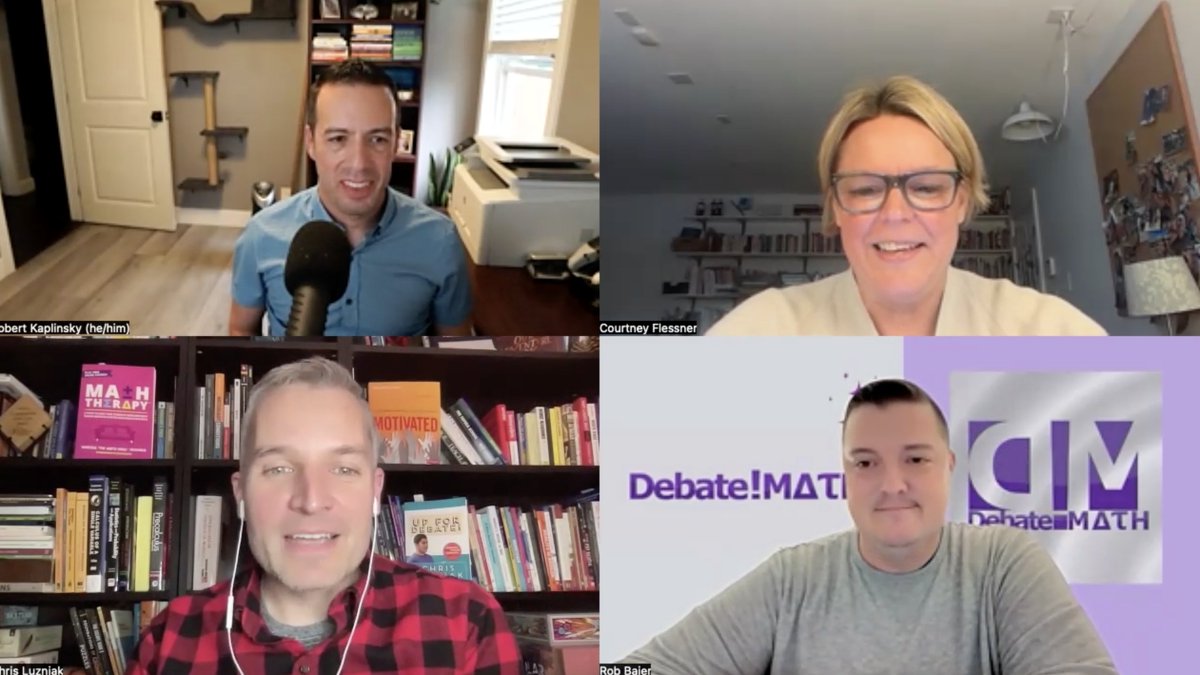debatemathpod's tweet photo. Is Math Ed Broken?

Check out our NEW debate with @robertkaplinsky and @CFless to hear more!

Listen and subscribe on Apple Podcasts: https://t.co/OYlDSrxnrV
Or listen on Spotify:
https://t.co/ZxBiq1qUBg
Or check us out wherever you listen to podcasts!
#DebateMath https://t.co/wjscFz4sWF