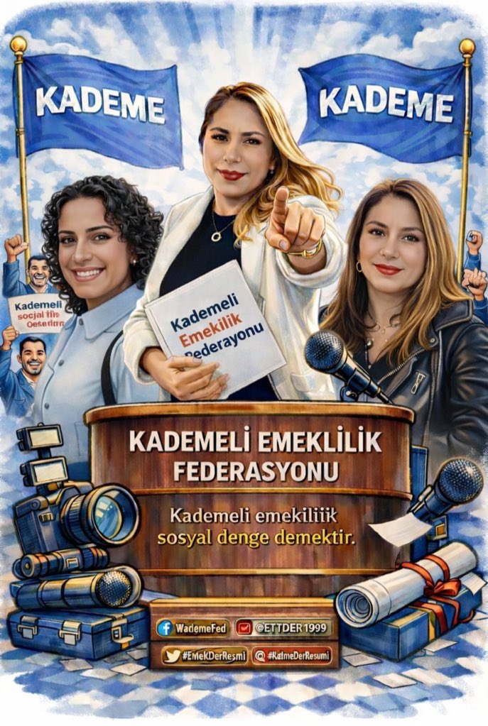 Tek isteğimiz emeklilik sisteminde Adalet 

<a href="/KademeFed/">Kademeli Emeklilik Federasyonu</a>
<a href="/ETTDER1999/">🧭 EMEKLİLİKTE TARİHE TAKILANLAR DERNEĞİ</a>
<a href="/EmekDerResmi/">EMEK-DER</a>
#KademeKanunu