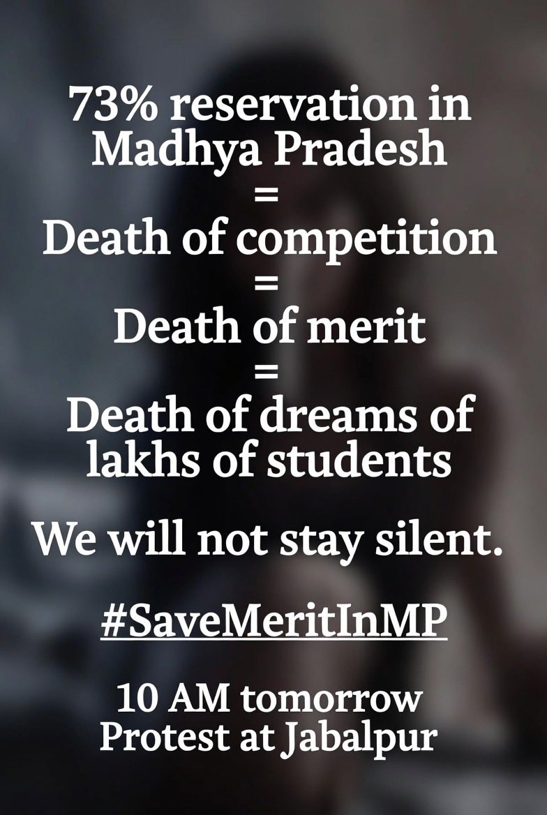 #SaveMeritInMP