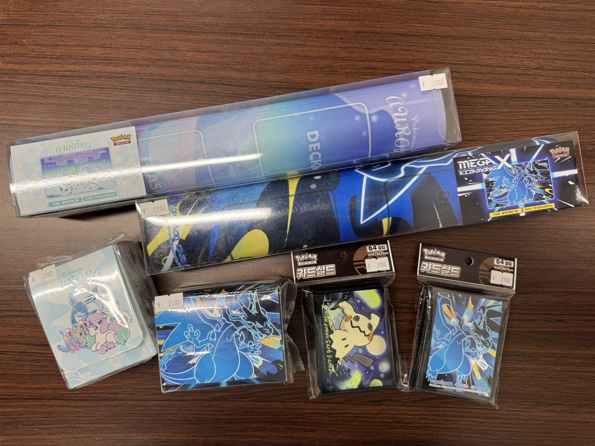 🔥入荷情報🔥】 コリアンリーグ限定プレイマット入荷🫢 他サプライ等も