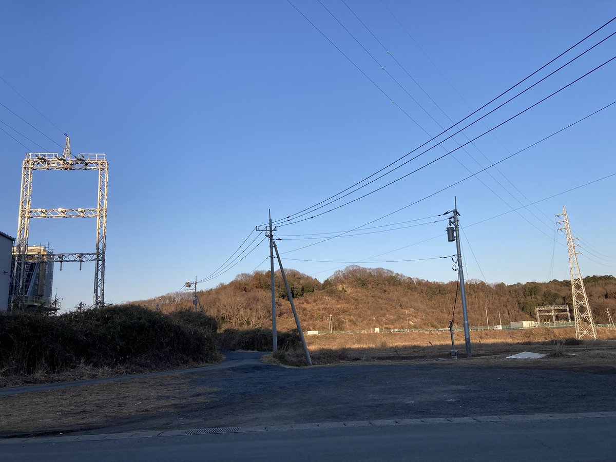 水戸線No.118が消えて知らない鉄塔と鉄構？が生えてました