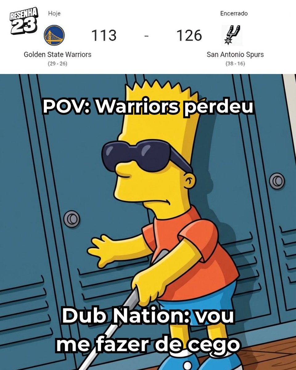 WARRIORS PERDEU FOI??