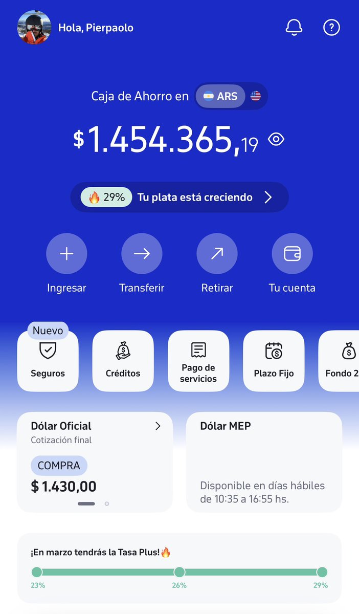 Hoy en <a href="/uala_arg/">Ualá Argentina</a> subimos la tasa de Cuenta Remunerada. La mejor cuenta del mercado, aún mejor. Ahora Plus rinde 29%. Mejor que cualquier FCI. Liquidez absoluta. 
Y para el resto, Plazo Fijo o FCI. Pesos o dólares. Lo que quieras. Siempre mejor Ualá! 💪🇦🇷❤️