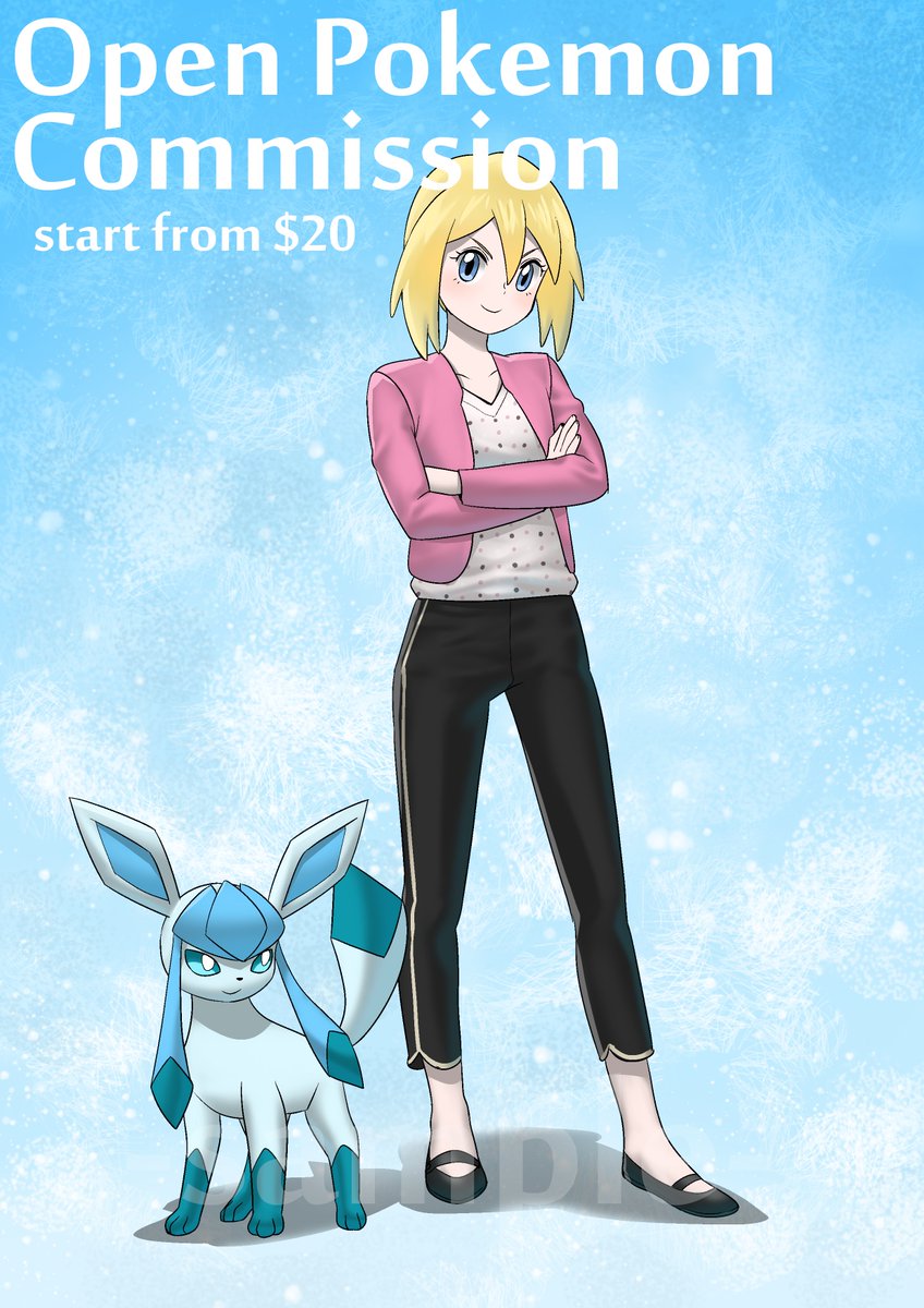 Open Pokemon Commission, you can DM me. #pokemon #opencommission #commission #art #anime