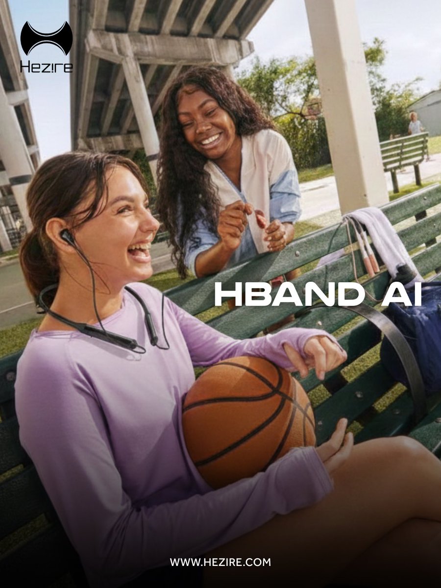 HezireTech's tweet photo. Level up your audio game with the Hezire HBAND AI – the wireless neckband headset that's straight-up changing how we connect, listen, and communicate in 2026!

This isn't just earbuds – it's your personal AI wingman for music, calls, translation, and beyond. https://t.co/8lDl22xCrM