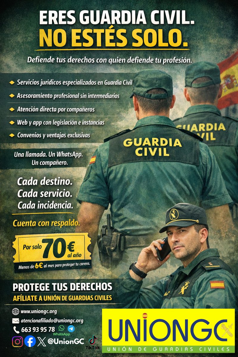 UniónGC-Unión de Guardias Civiles tweet media