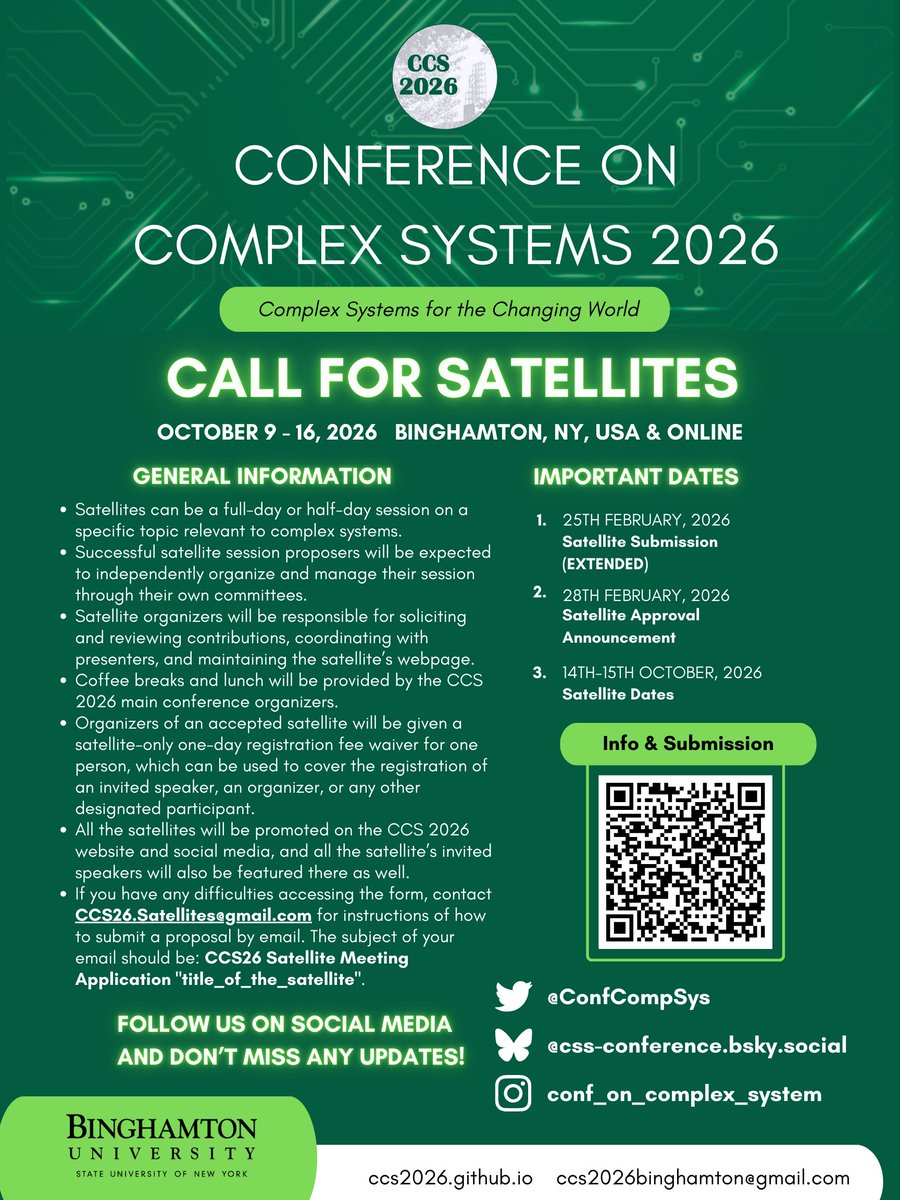 Conference on Complex Systems tweet media