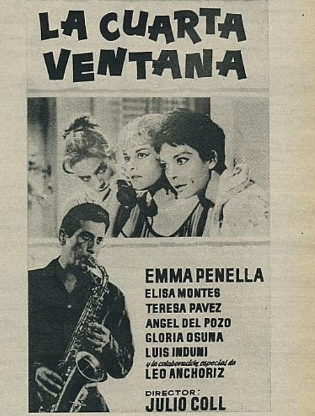 cinepastor's tweet photo. Película 46-2026: (**) "La cuarta ventana" (#JulioColl, 1961)
Está claro que Coll ya conocía "La ventana indiscreta" (#AlfredHitchcock, 1954) estrenada en España en 1955.
Entre líneas:
En aquellos años te podían detener 8 días por escándalo público.
#CineEspañol https://t.co/7kR5ngiqDd