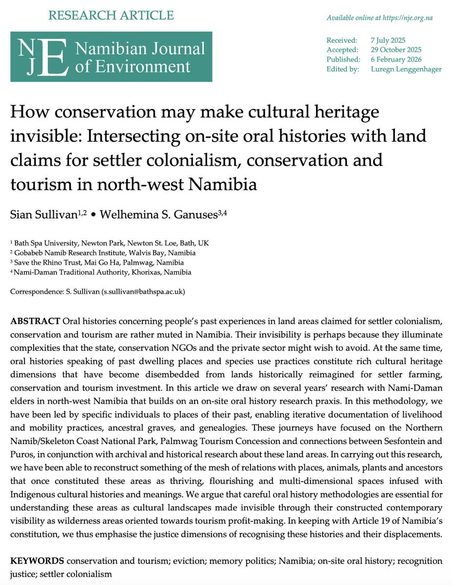 Prof. Sian Sullivan ☮️ 🕊️ 🌱 tweet media