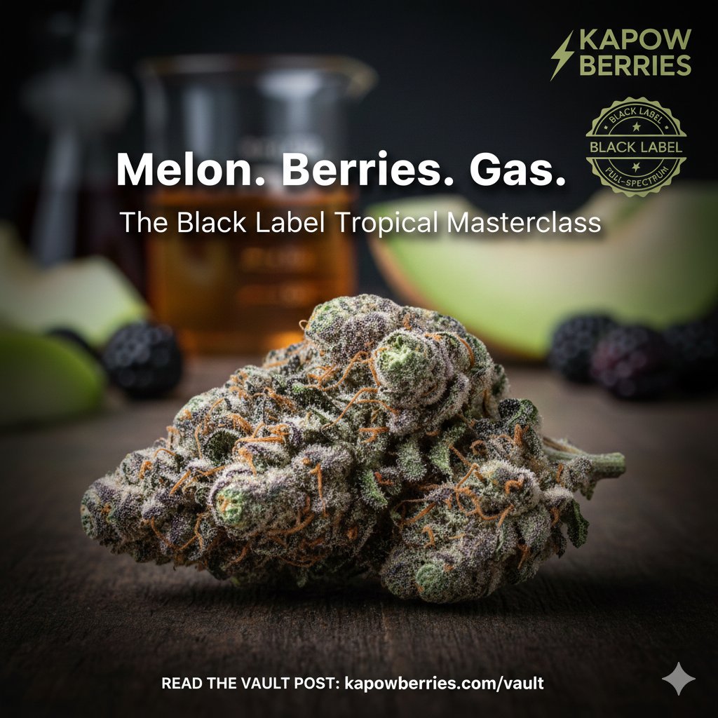 BerriesKapow's tweet photo. 🧬 Inside THE VAULT: We’re breaking down the science of Melon Berries.
​It’s not just flavor it’s the synergy of Ocimene and fullspectrum genetics that creates that legendary tropical "wet"🍈🍓
​Read the deep dive:https://t.co/7JXkHqKoai
​#KapowBerries #TheVault #CannabisScience https://t.co/H7ahKy3HoK