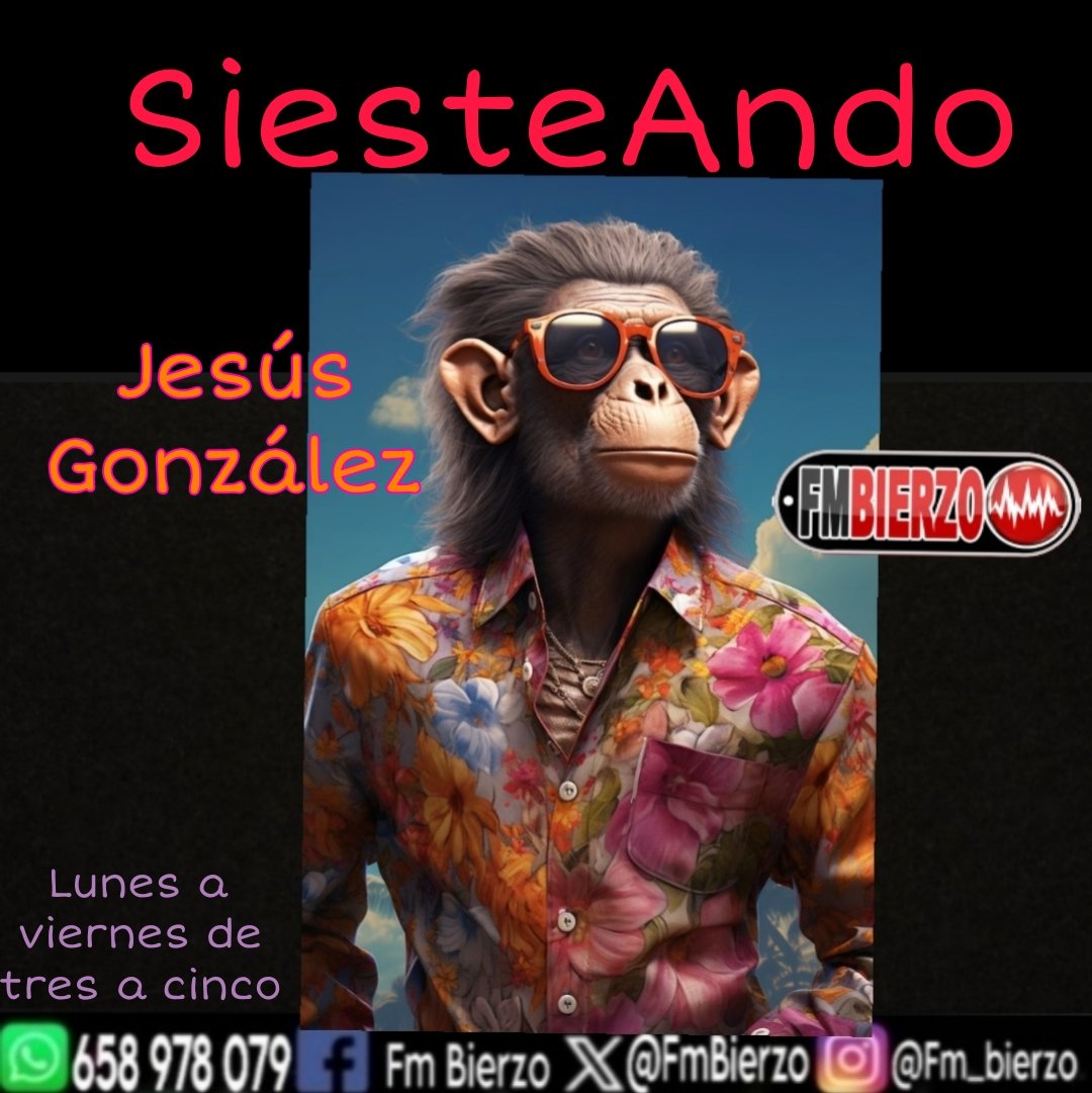 Carnaval !!!🎭🎭🎉🕺
A disfrutar con tol flow gente , y algunos a currar !!!
Al lío 🕒 #siesteando 💤
<a href="/FmBierzo/">FM BIERZO 107.3</a> <a href="/DuqueIzquierdo/">Charo Izquierdo Duque</a> <a href="/jemar666/">ChechuM</a> <a href="/julianB_S/">Julián Ballesteros</a> <a href="/sanchezacebes69/">Jandro69</a> 
<a href="/diosdelbierzo/">Carlos ✌️🇪🇦</a> <a href="/palomi2904/">Paloma</a> <a href="/serhumano91/">serhumano9</a> <a href="/LuisdeRenteria/">꒒ꀎꀤꌚꀷꏂꋪꏂꈤ꓄ꏂꋪꀤꍏ</a>