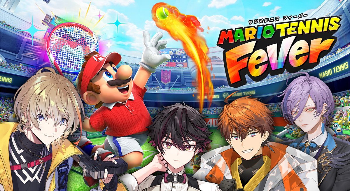 22zi ~
【 マリオテニスフィーバー 】伝説のテニサー開幕【にじさんじ/風楽奏斗】 youtube.com/live/kV0nb3m9Q… <a href="/YouTube/">YouTube</a>より