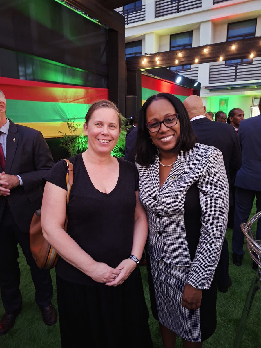 JaEmbBelgium's tweet photo. #BilateralHighlight 🇯🇲🇧🇪 Ambassador Mills met with Her Excellency Ms. Ellen DE GEEST, Ambassador of the Kingdom of Belgium to Jamaica, on the margins of the Meeting of Heads of Mission on 11th February. Jamaica and Belgium have a longstanding tradition of cooperation. https://t.co/KmsLnTfd2I