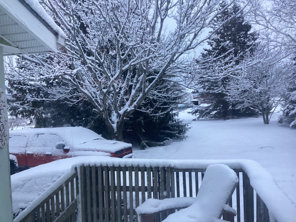 It looks really nice but I am ready for the seasons to change and new life to reappear. Be so nice to get the gardens going again and the smell of fresh cut hay in the air. Cant wait. :)