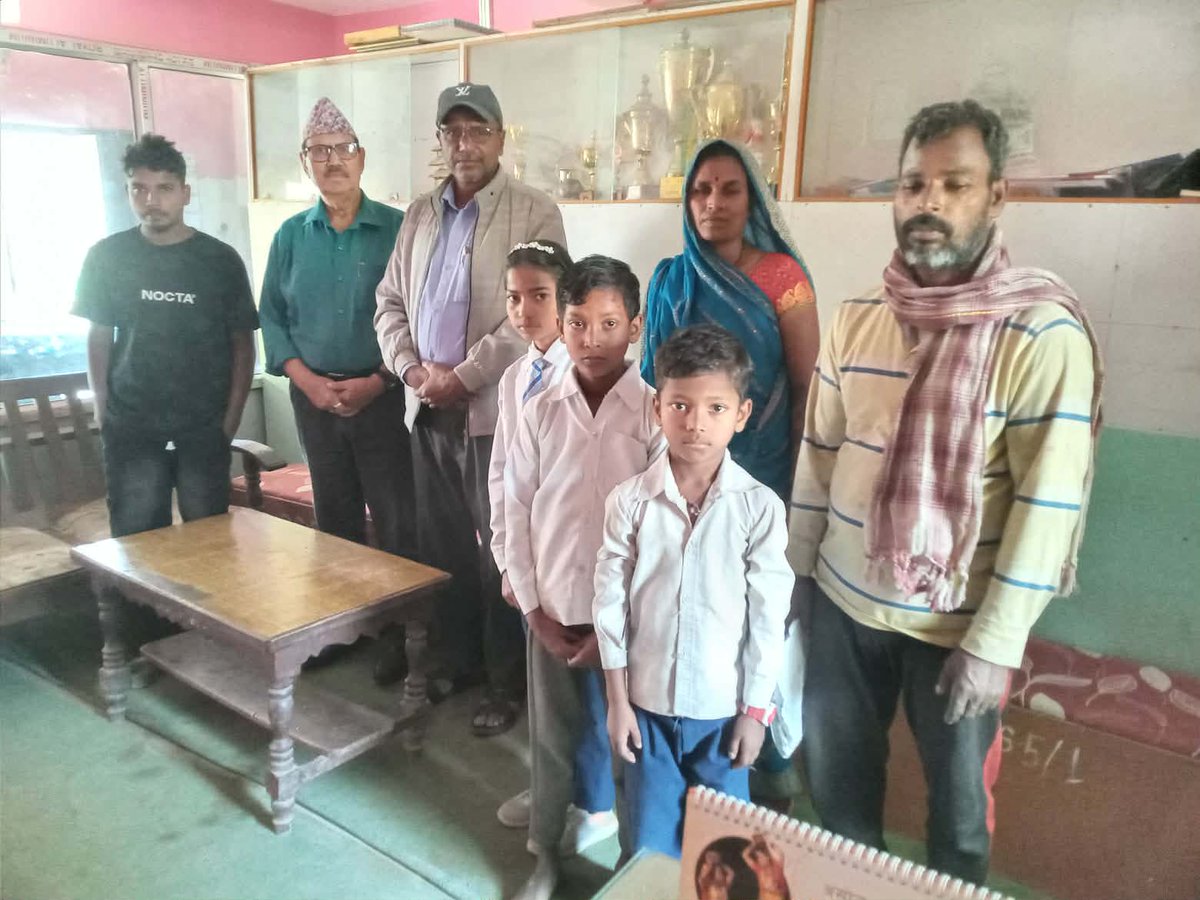 ncef's tweet photo. NCEF Update | Sunsari, Nepal 🇳🇵
NCEF supports 26 students from disadvantaged rural communities in Sunsari, Nepal. We recently distributed school uniforms and essential supplies at Saraswati Secondary School, Inaruwa-1.

Thank you to our donors.
#NCEF #GYAN #EducationForAll #Nepal https://t.co/A471BHACGy