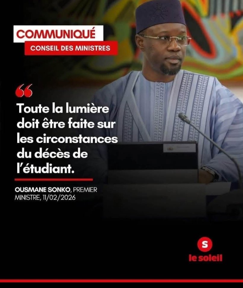 Vous n'avez toujours pas compris que Pastef, c'est une grande famille qui se dit les choses en interne.
On fête nos moments heureux #Ensemble, on partage #Ensemble nos peines et on assume #Ensemble nos responsabilités.