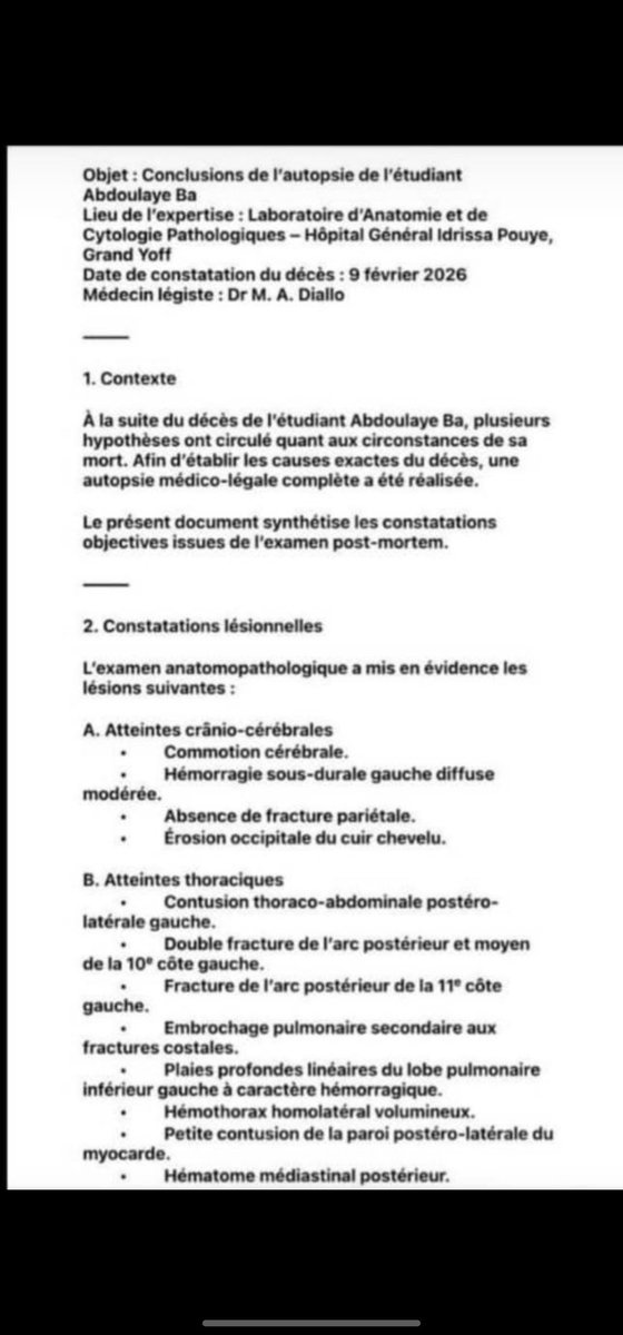 Falilou_MFD's tweet photo. Voilà un peu... ce que la Police Nationale du Sénégal a fait à un jeune de 20 ans, en 2026. https://t.co/TkfWXE1gQL