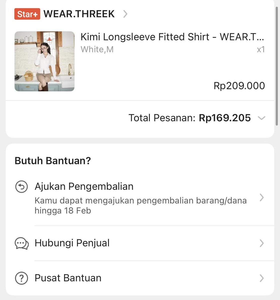 fullofwonu's tweet photo. wts preloved wear.threek wearthreek kimi longsleeve fittes shirt white kemeja putih fitted size M 
110k
belum pernah dipake
negotiable
bisa 🍊 https://t.co/I5RUsAp3Rx