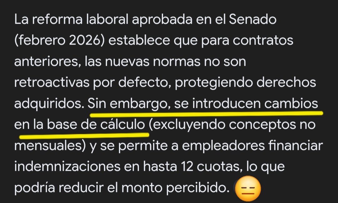 Reforma laboral.
Acordaron con empleadores, sindicatos y trabajadores... ah, no, pará. Trabajadores no.
La libertad no avanza si los beneficiados no somos todos.