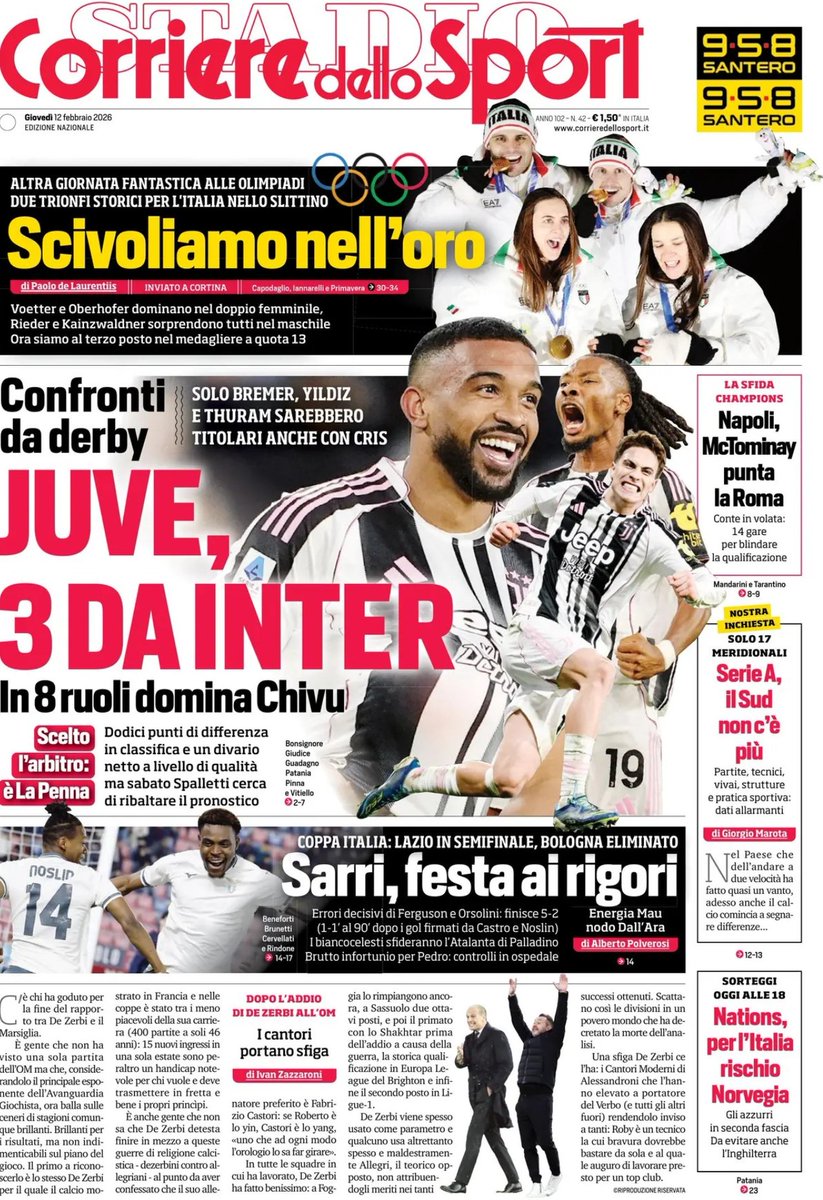 PaoloCatta69's tweet image. 3 da inter?
Giornalai della #MarottaLeague
#Ladri
#Corrotti
#AIA_it