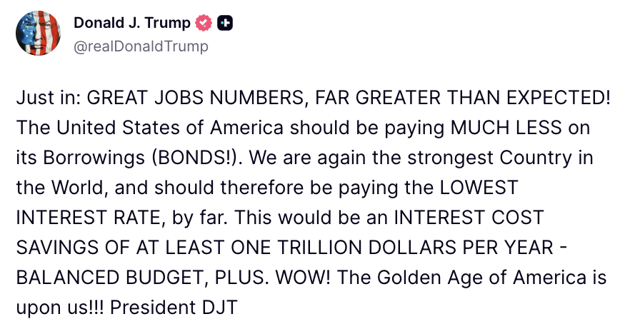 SBF_FTX's tweet image. Under Biden, companies were forced offshore.

Under @realDonaldTrump, they're welcome back in America.

Insane regulation by Dems: require licenses, refuse to give them out. They literally couldn't operate in America. x.com/SBF_FTX/status…

Under President Trump, that's…