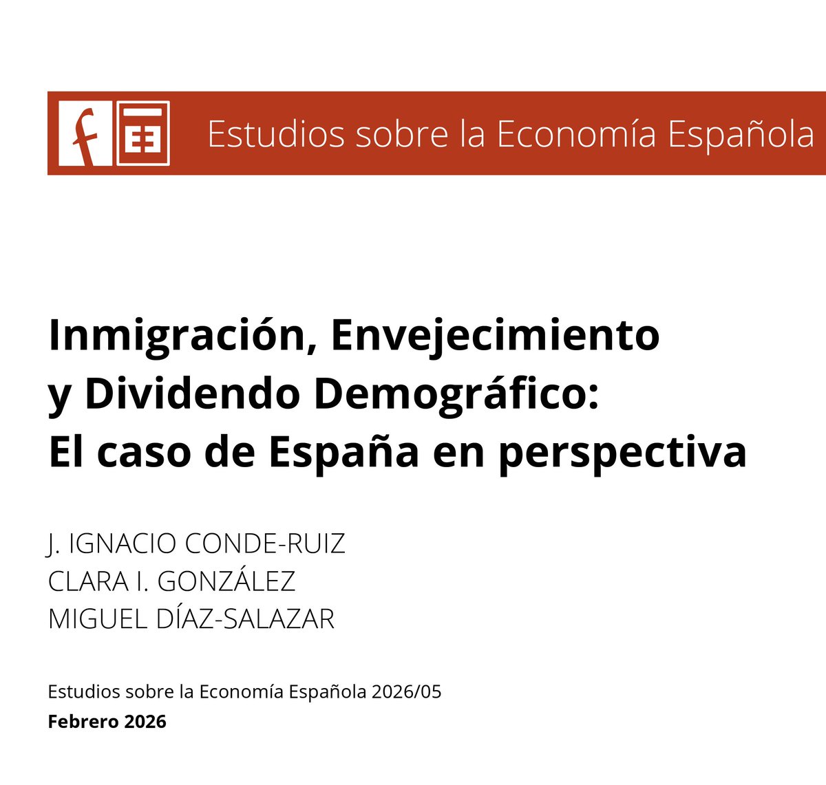 ¿𝗣𝘂𝗲𝗱𝗲 𝗹𝗮 𝗶𝗻𝗺𝗶𝗴𝗿𝗮𝗰𝗶ó𝗻 𝗳𝗿𝗲𝗻𝗮𝗿 𝗲𝗹 𝗲𝗻𝘃𝗲𝗷𝗲𝗰𝗶𝗺𝗶𝗲𝗻𝘁𝗼 𝘆 𝘀𝗼𝘀𝘁𝗲𝗻𝗲𝗿 𝗲𝗹 𝗰𝗿𝗲𝗰𝗶𝗺𝗶𝗲𝗻𝘁𝗼 𝗲𝗰𝗼𝗻ó𝗺𝗶𝗰𝗼? (conjunto con <a href="/GlezClarisa/">Clara I. Gonzalez</a> y Miguel Díaz) recién publicado en <a href="/socialfedea/">Fedea</a> 
👇👇👇

bit.ly/4ckRjMu