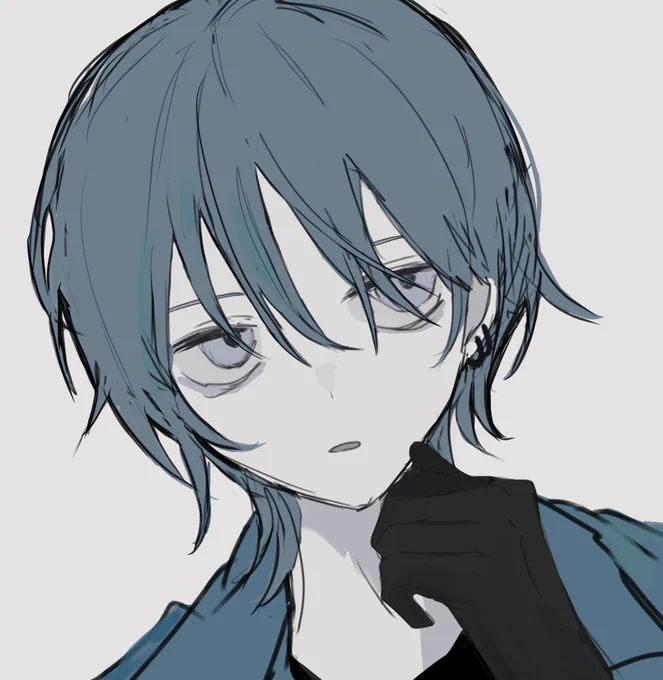 #私はこういう絵を描いています ジト目大好き