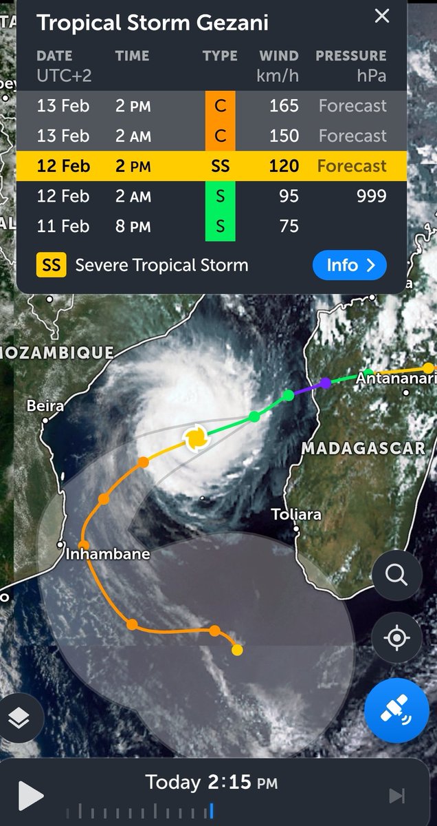 ZoomicMedia's tweet photo. 𝗖𝘆𝗰𝗹𝗼𝗻𝗲  𝗚𝗲𝘇𝗮𝗻𝗶

At least 31 people have been killed as Cyclone Gezani left a trail of destruction in Madagascar https://t.co/RJViQh69Qj