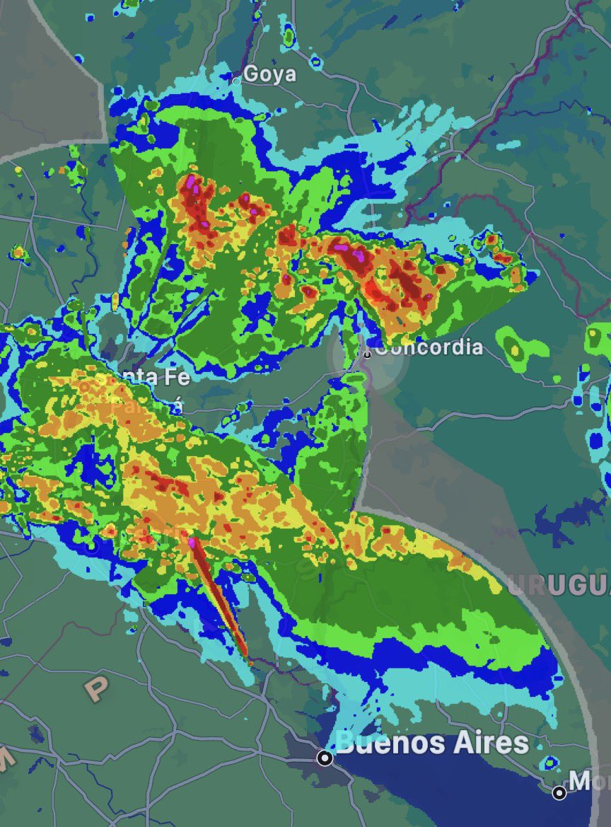 AUTOVÍA DEL MERCOSUR INFORMA

Lluvias y tormentas, algunas localmente fuertes, en RN12 y RN14 (Norte de Bs. As., Entre Ríos y Sur de Corrientes) durante la mañana y gran parte de la tarde.

⚠️ Transitar con extrema precaución.
• Velocidad máxima 80 km/h
• Aumentar distancia