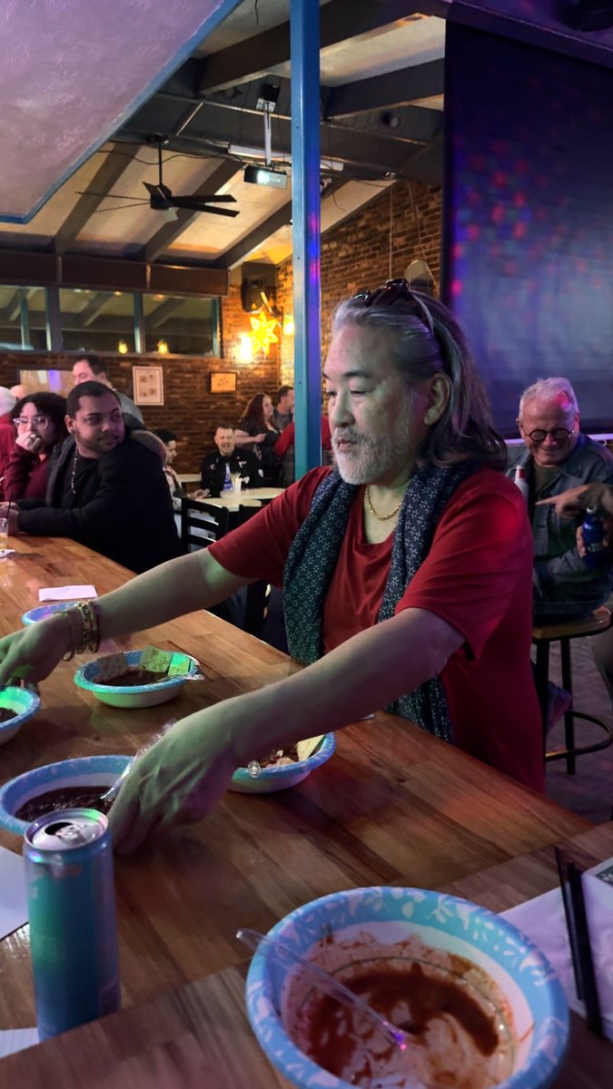 MetropolisAug's tweet image. We had SUCH a great time at the Chili Cookoff at The Capri! Thank you to everyone who came out and made it special. Huge thanks to Mel for being amazing and to Coty for hosting so graciously. And congratulations to Steven, Moshi Moshii, and John on their wins!

#MetropolisComplex