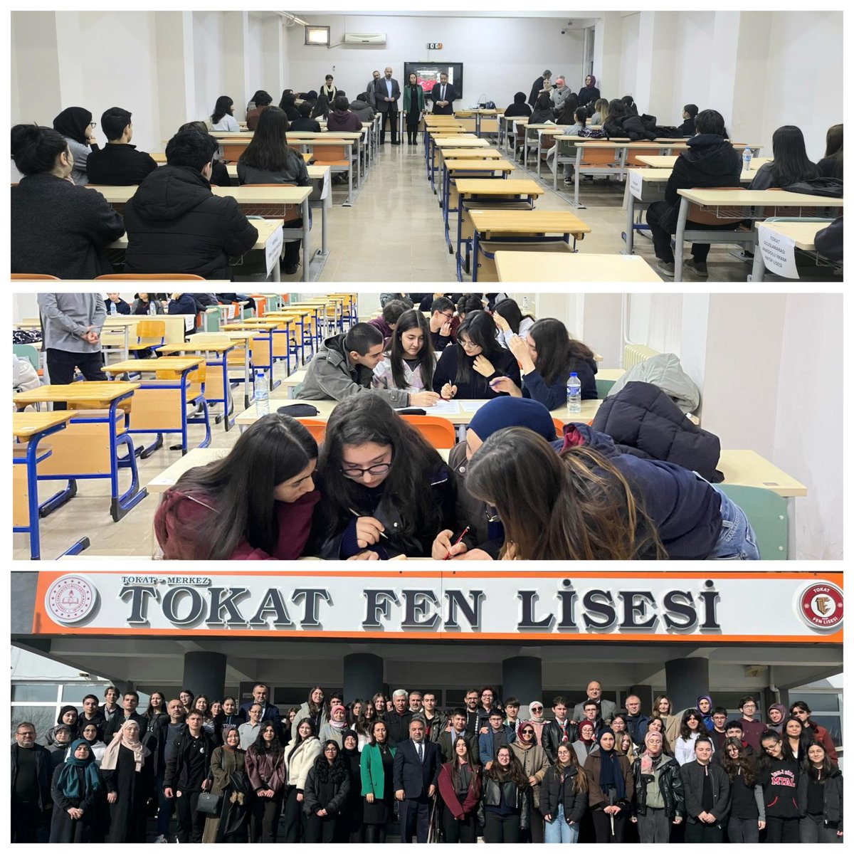 Bakanlığımızca 81 il genelinde yapılması planlanan 12 Mart İstiklal Marşı'nın kabulü ve Mehmet Akif Ersoy'u anma günü kapsamında "Korkma! Gençliğin Ruhu Burada" temalı bilgi yarışmasının merkez ilçe etabı Tokat fen lisesinde gerçekleştirildi.
Merkez ilçe yarışmasında