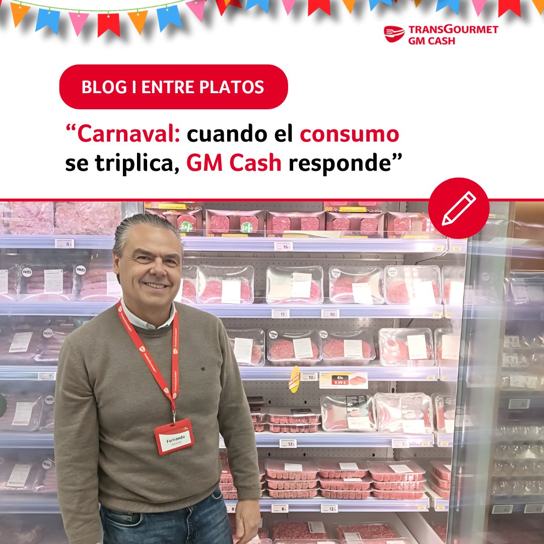transgourmet_es's tweet photo. En #Carnaval, en #GMCash triplicamos volúmenes, reforzamos stock y ampliamos servicio. 🚛🔝
Para que bares y restaurantes puedan centrarse en lo esencial, atender a más clientela. 🎭🧑🏾🍳👩🍳
Lo explica Fernando Sánchez, gerente de nuestro centro de Palamós, en el nuevo artículo de #EntrePlatos.
https://t.co/9oO8J2aDwe