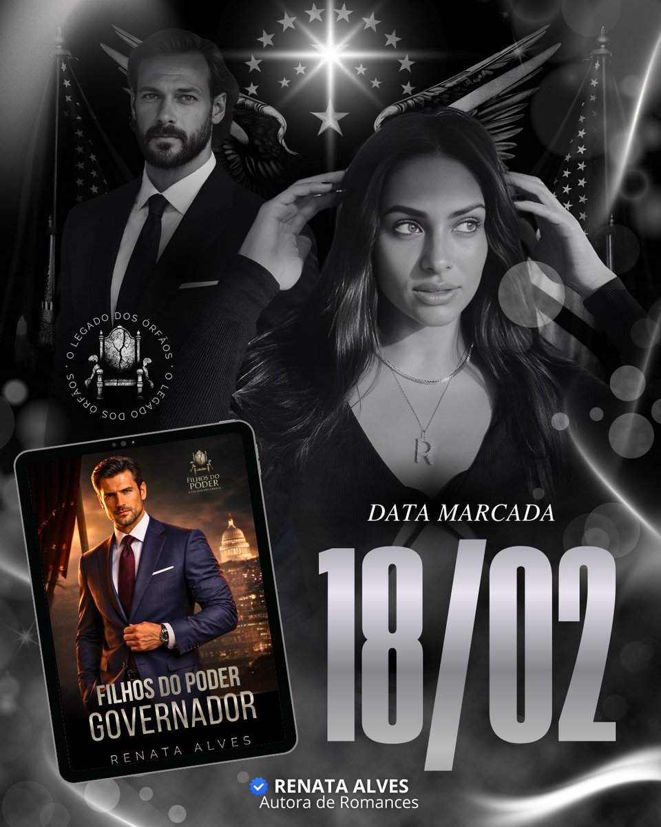 Um homem poderoso completamente rendido.
📅 Lançamento dia 18.02 
🔗 Na Amazon 
🇺🇸  𝗙𝗶𝗹𝗵𝗼𝘀 𝗱𝗼 𝗽𝗼𝗱𝗲𝗿 - 𝗚𝗢𝗩𝗘𝗥𝗡𝗔𝗗𝗢𝗥 
🗽 𝗦𝗲́𝗿𝗶𝗲 - 𝗢 𝗟𝗲𝗴𝗮𝗱𝗼 𝗱𝗼𝘀 𝗢́𝗿𝗳𝗮̃𝗼𝘀
Quer receber o link do livro no dia do lançamento é só pedir.