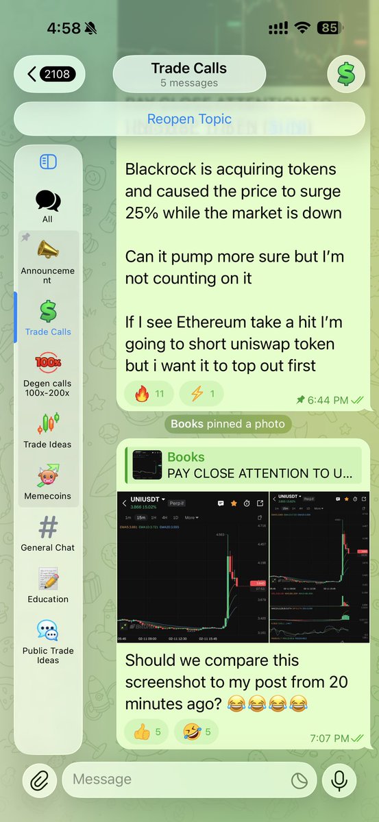 I’m opening up 25 spots in the futures trading alpha TG for FREE

This is where the money resides 💰 

❌ Do not dm me
✅ If you want in press the buttons below &amp; I will send you a dm 👇🏼