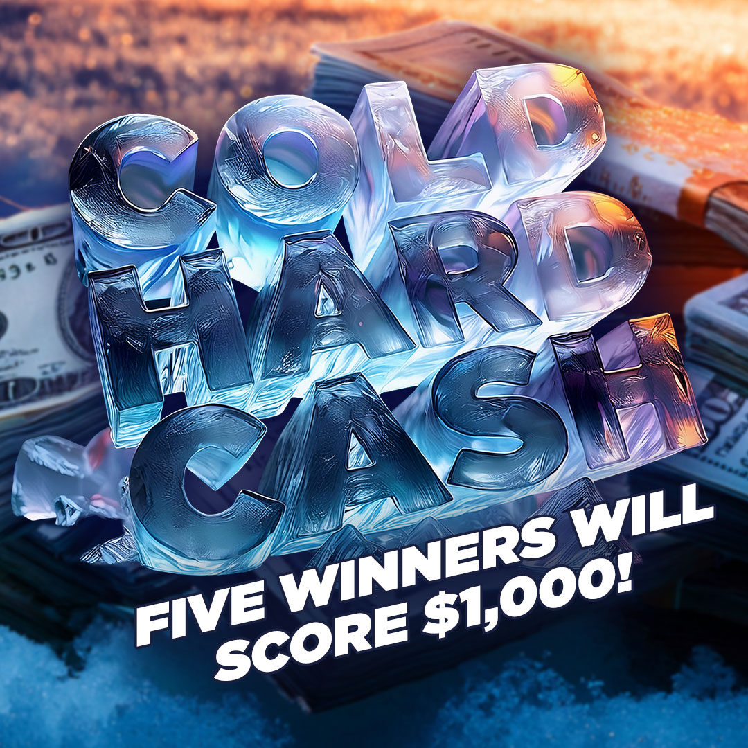 ck1055's tweet image. Get your February sizzling with COLD HARD CASH!🎉 Five lucky winners will each get $1000!💰 That's five opportunities to change your winter into a win!!😎 Visit wwck.com/win/enter-for-… win $1000!🤑#ColdHardCash #WinterWin🔥