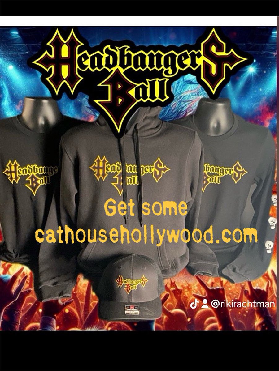 In stock &amp; shipping now cathousehollywood.com
#headbangersball #heavymetal