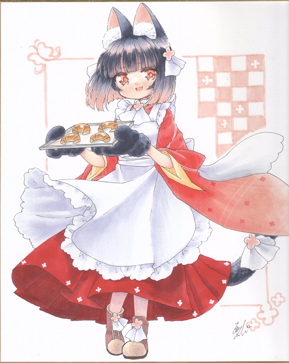 結葵ちま🐥そうさくマーケットに04ab 🐈‍⬛ハート展🪽コピック愛用🐈展示🐇AI学習禁止 tweet media