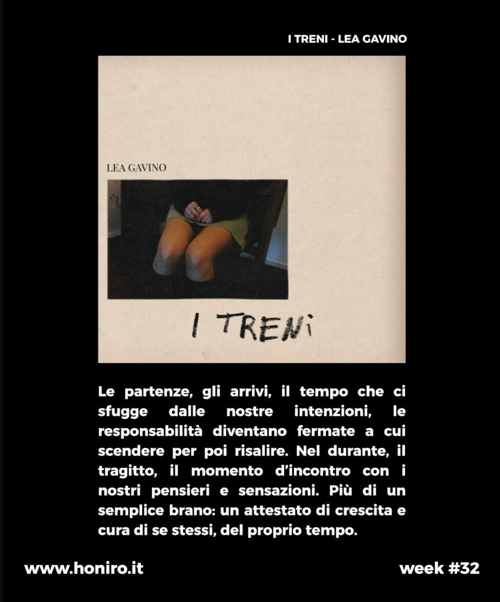 FUTURO, i consigli della settimana di Honiro – week #32