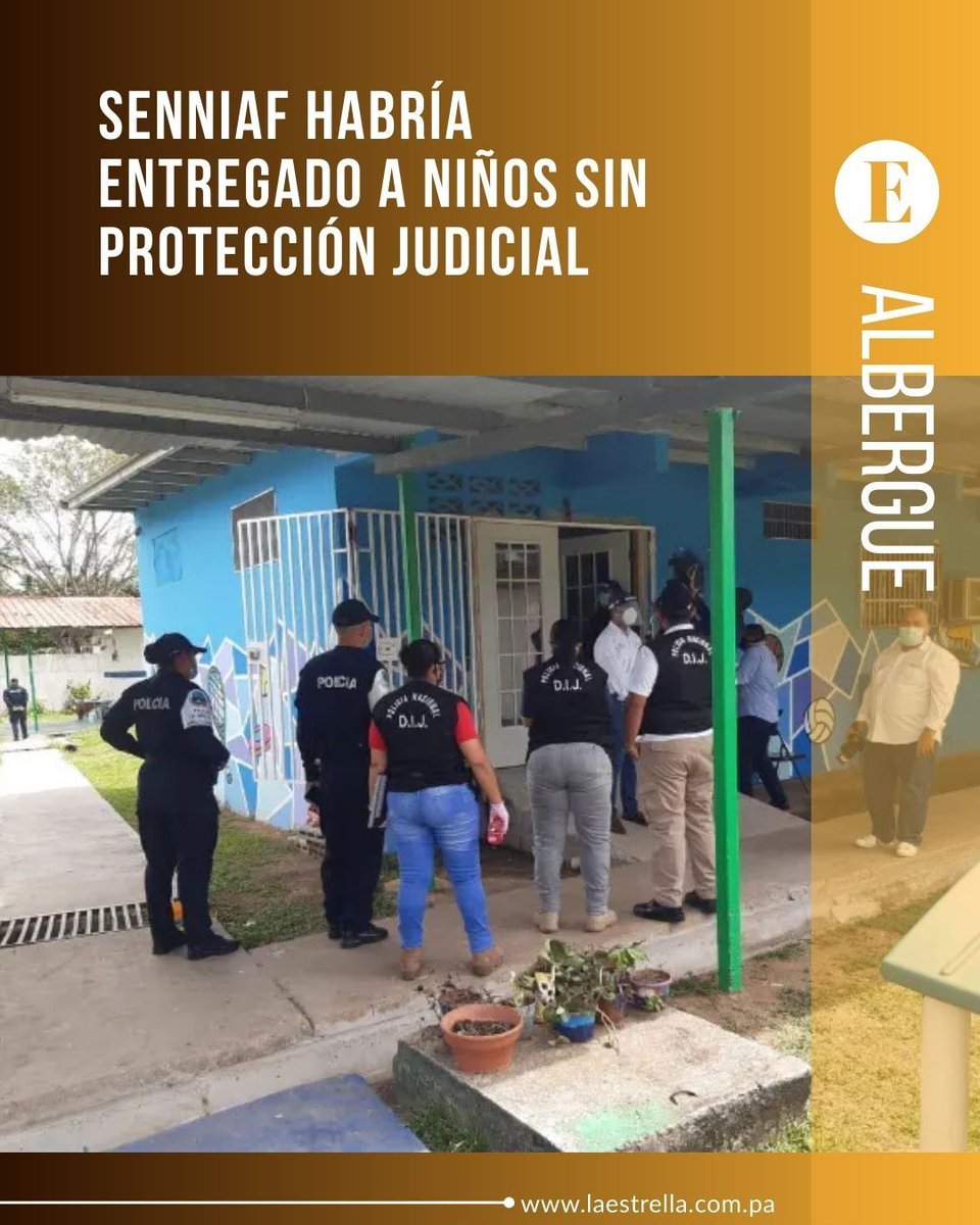La coordinadora regional de Panamá Oeste de la Senniaf advirtió que los niños eran entregados sin controles, luego de las alertas fue despedida 

buff.ly/EJVLIRa