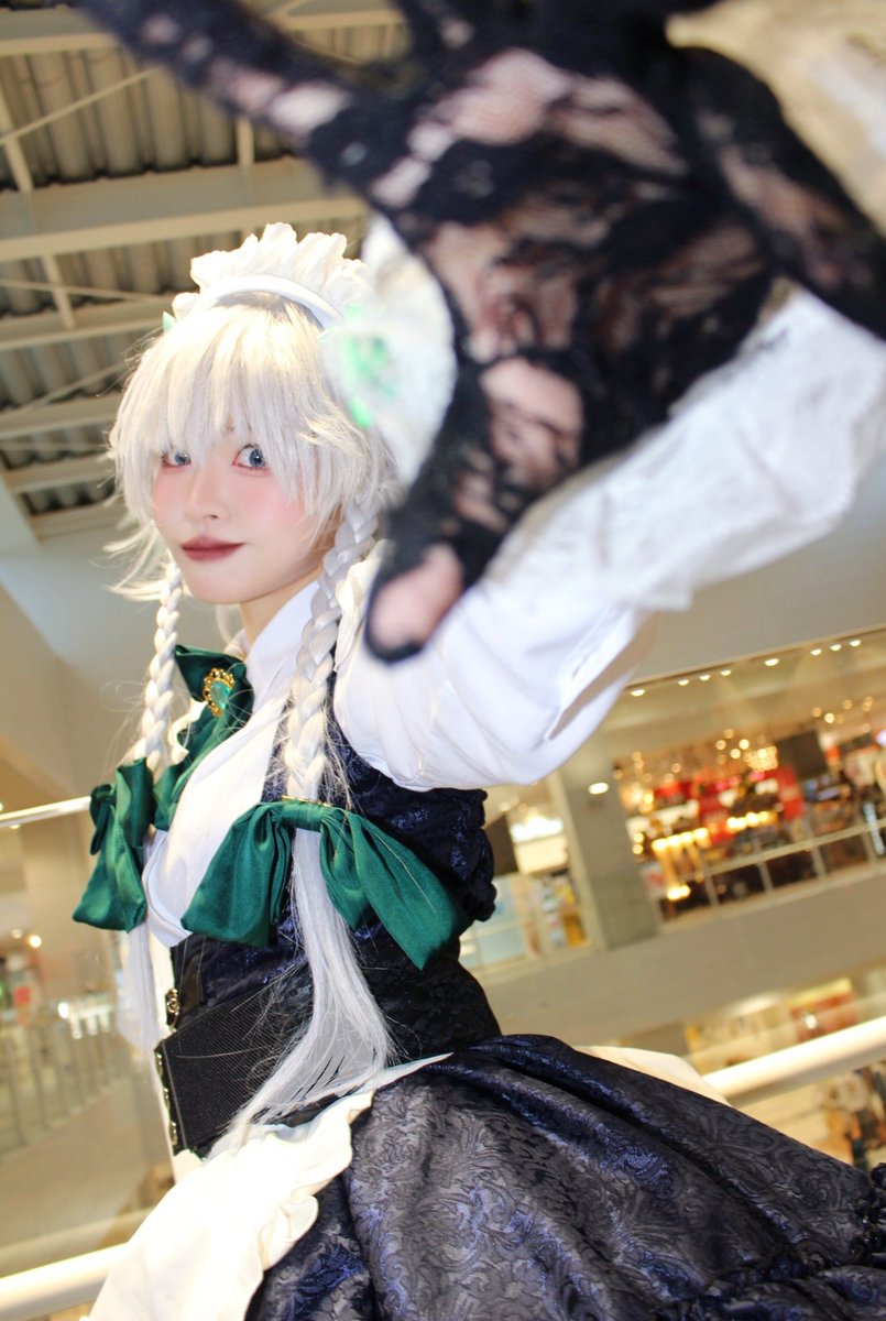 いつも楽しく撮影させていただいて本当にありがとうございます。すごいカッコ良かった✨

東方Project/十六夜咲夜
七海とうがらし様（<a href="/____10181111n/">七海とうがらし( '-' )ﾇｩﾝ</a>）

#iiCOS03